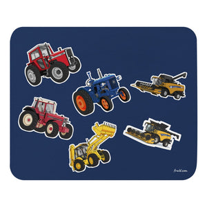 Furrow & Fields Mouse Pad Mouse Pad No. 96 | Coloured Background Quality Farmers Merch