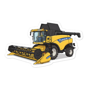 Furrow & Fields New Holland CR 9090 | Bubble-free stickers Quality Farmers Merch