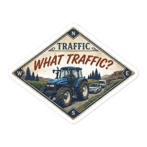Furrow & Fields New Holland TM 135 TRAFFIC WHAT TRAFFIC? Heritage | Bubble-free stickers Quality Farmers Merch