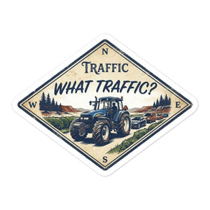 Furrow & Fields New Holland TM 155 TRAFFIC WHAT TRAFFIC? Heritage | Bubble-free stickers Quality Farmers Merch