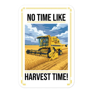 Furrow & Fields New Holland TR 89 NO TIME LIKE HARVEST TIME! | Bubble-free stickers Quality Farmers Merch