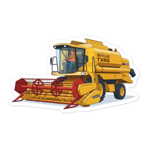 Furrow & Fields New Holland TX66 | Bubble-free stickers Quality Farmers Merch