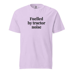 Furrow & Fields Orchid / S Fuelled by Tractor Noise | Unisex Premium T-shirt Quality Farmers Merch