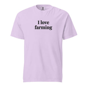 Furrow & Fields Orchid / S I Love Farming | Unisex Premium T-shirt Quality Farmers Merch
