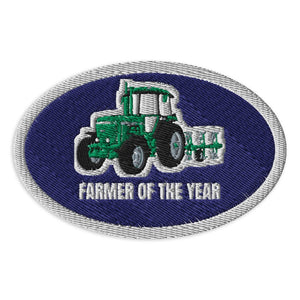 Furrow & Fields Patch Farmer of the Year John Deere 4350 | Embroidered Patch Quality Farmers Merch