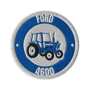 Furrow & Fields Patch Ford 4600 Badge | Embroidered Patch Quality Farmers Merch