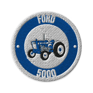 Furrow & Fields Patch Ford 5000 Badge | Embroidered Patch Quality Farmers Merch