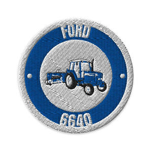 Furrow & Fields Patch Ford 6640 Badge | Embroidered Patch Quality Farmers Merch