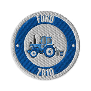 Furrow & Fields Patch Ford 7810 Badge | Embroidered Patch Quality Farmers Merch