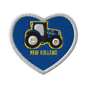 Furrow & Fields Patch I Love New Holland T7.225 Heart | Embroidered Patch Quality Farmers Merch