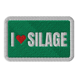 Furrow & Fields Patch I Love Silage | Embroidered Patch Quality Farmers Merch