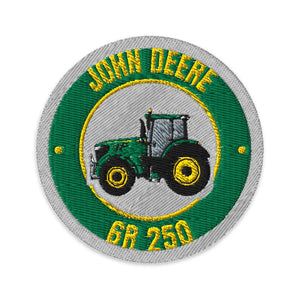 Furrow & Fields Patch John Deere 6R 250 Badge | Embroidered Patch Quality Farmers Merch