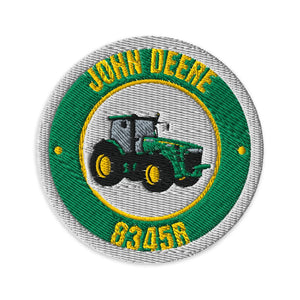 Furrow & Fields Patch John Deere 8345R Badge | Embroidered Patch Quality Farmers Merch