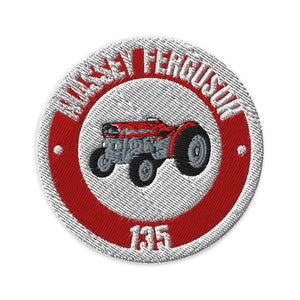 Furrow & Fields Patch Massey Ferguson 135 Badge | Embroidered Patch Quality Farmers Merch