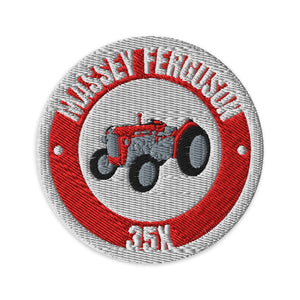 Furrow & Fields Patch Massey Ferguson 35X Badge | Embroidered Patch Quality Farmers Merch