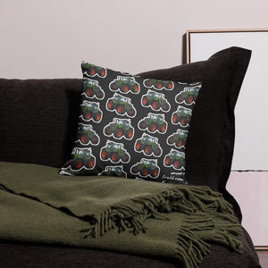Furrow & Fields Pillow Case Fendt 728 Vario Pillow Case – Charcoal Quality Farmers Merch