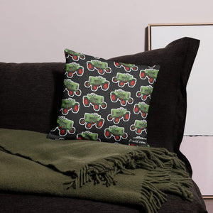 Furrow & Fields Pillow Case Fendt Dieselross Pillow Case – Charcoal Quality Farmers Merch