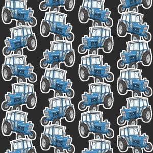Furrow & Fields Pillow Case Ford 4600 Pillow Case – Charcoal Quality Farmers Merch