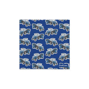 Furrow & Fields Pillow Case Ford 7600 Pillow Case – Blue Quality Farmers Merch