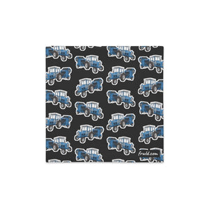 Furrow & Fields Pillow Case Ford 7600 Pillow Case – Charcoal Quality Farmers Merch