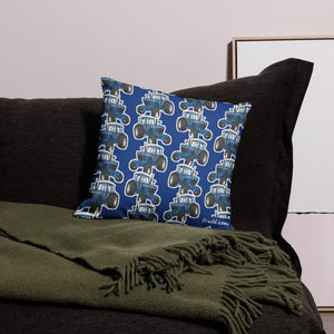 Furrow & Fields Pillow Case Ford 7700 Pillow Case – Blue Quality Farmers Merch