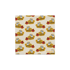 Furrow & Fields Pillow Case JCB 112 Pillow Case – Cream Quality Farmers Merch