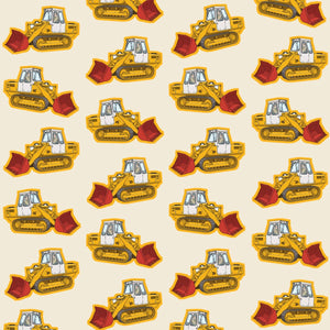 Furrow & Fields Pillow Case JCB 112 Pillow Case – Cream Quality Farmers Merch