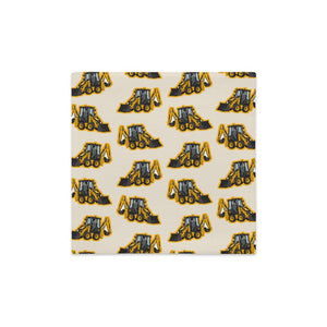 Furrow & Fields Pillow Case JCB 1CX Pillow Case – Cream Quality Farmers Merch