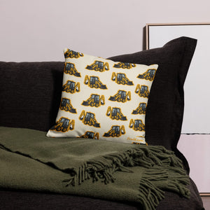 Furrow & Fields Pillow Case JCB 1CX Pillow Case – Cream Quality Farmers Merch