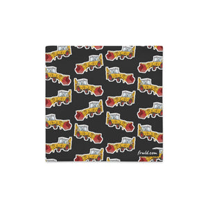 Furrow & Fields Pillow Case JCB 3C II Pillow Case – Charcoal Quality Farmers Merch