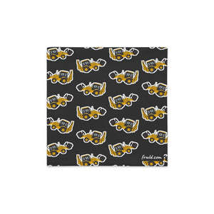 Furrow & Fields Pillow Case JCB 3CX Sitemaster SRS Pillow Case – Charcoal Quality Farmers Merch