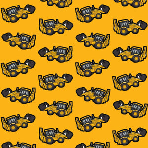 Furrow & Fields Pillow Case JCB 3CX Sitemaster SRS Pillow Case – Yellow Quality Farmers Merch