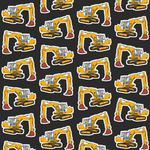 Furrow & Fields Pillow Case JCB 804 Pillow Case – Charcoal Quality Farmers Merch