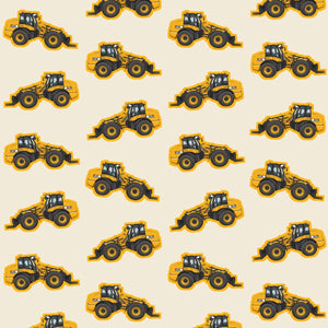 Furrow & Fields Pillow Case JCB TM420 Pillow Case – Cream Quality Farmers Merch