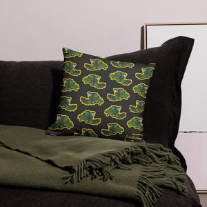 Furrow & Fields Pillow Case John Deere 1085 Pillow Case – Charcoal Quality Farmers Merch