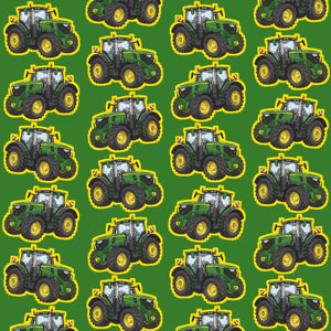 Furrow & Fields Pillow Case John Deere 6R 250 Pillow Case – Green Quality Farmers Merch