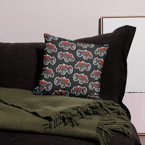 Furrow & Fields Pillow Case Massey Ferguson 35X Pillow Case – Charcoal Quality Farmers Merch