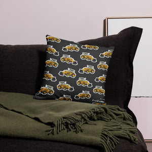 Furrow & Fields Pillow Case Massey Ferguson 50E Pillow Case – Charcoal Quality Farmers Merch