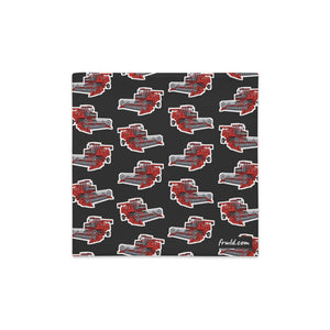 Furrow & Fields Pillow Case Massey Ferguson 760 Pillow Case – Charcoal Quality Farmers Merch
