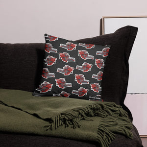 Furrow & Fields Pillow Case Massey Ferguson 760 Pillow Case – Charcoal Quality Farmers Merch