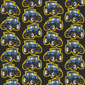 Furrow & Fields Pillow Case New Holland T7.225 Pillow Case – Charcoal Quality Farmers Merch