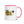 Furrow & Fields Pink / 11 oz JCB 3CX Sitemaster SRS Watercolor | Mug with Color Inside Quality Farmers Merch
