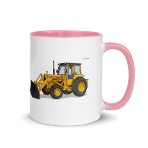 Furrow & Fields Pink / 11 oz Massey Ferguson 50E | Mug with Color Inside Quality Farmers Merch