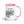 Furrow & Fields Pink Ford 4600 Pencil Sketch (Side) | 15 oz Mug with Color Inside Quality Farmers Merch