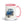 Furrow & Fields Pink Ford 4600 Watercolor (Side) | 15 oz Mug with Color Inside Quality Farmers Merch