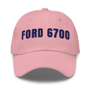 Furrow & Fields Pink Ford 6700 | Classic Dad Hat Quality Farmers Merch