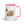 Furrow & Fields Pink JCB 3CX Sitemaster SRS Pencil Sketch | 15 oz Mug with Color Inside Quality Farmers Merch