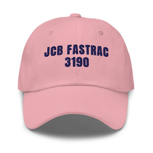 Furrow & Fields Pink JCB Fastrac 3190 | Classic Dad Hat Quality Farmers Merch