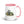 Furrow & Fields Pink John Deere 4955 Watercolor | 15 oz Mug with Color Inside Quality Farmers Merch
