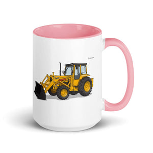 Furrow & Fields Pink Massey Ferguson 50E | 15 oz Mug with Color Inside Quality Farmers Merch